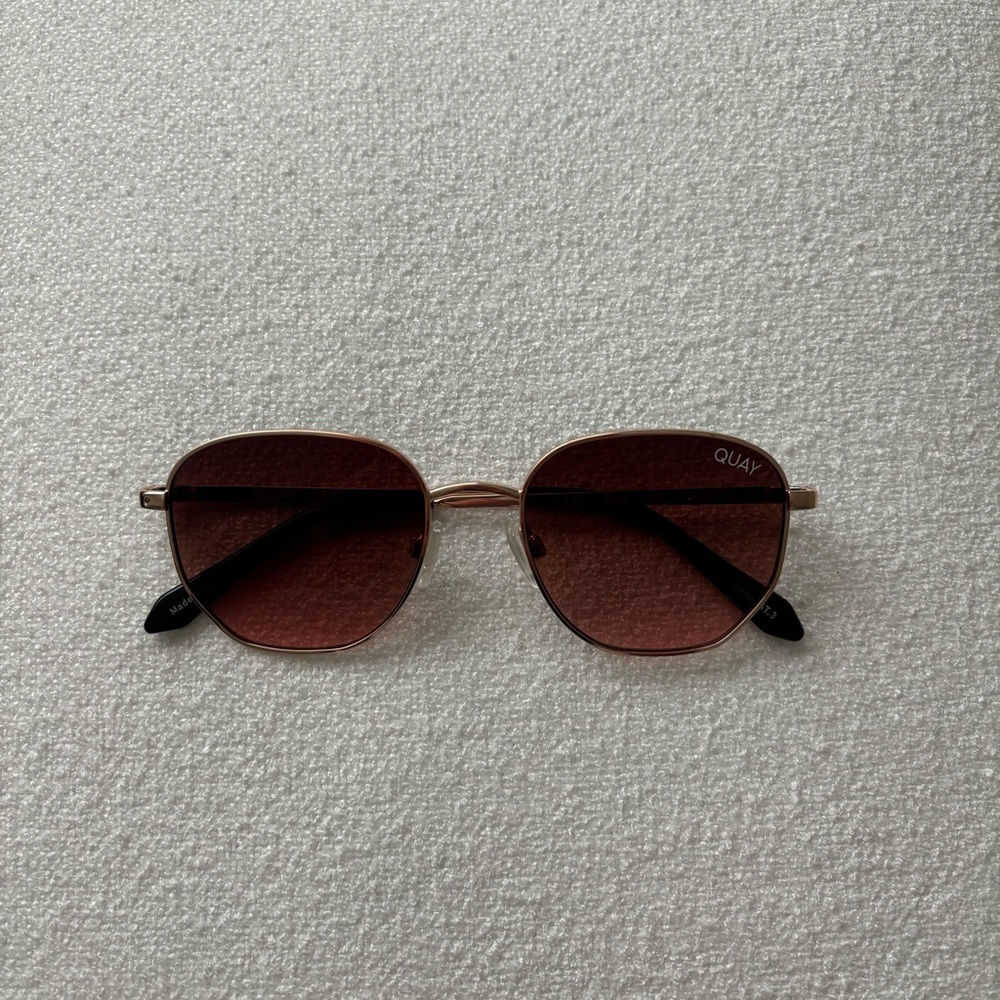Quay Australia Rose Gold Sunglasses